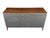 Mid-Century Modern Walnut Buffet With Sculpted Drawer Pulls- Restored For Sale - Image 13 of 13