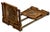 This Really is a Great Looking and Very Unusual Antique American Telescoping - Adjustable Size Bookend Rack. Circa 1910s....