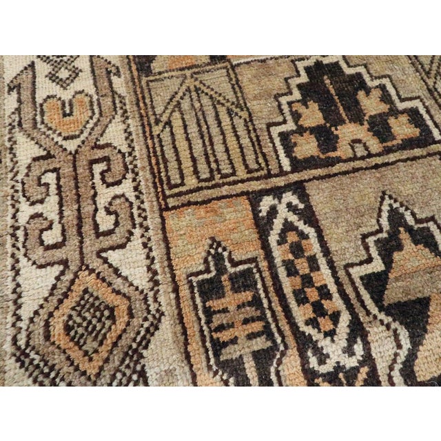 Galerie Shabab Collection Early 20th Century East Turkestan Khotan Throw Rug For Sale - Image 4 of 7