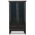 Teal Lacquer Tall Tapered Cabinet, 1920s, in Very Good conditions. Designed 1920 to 1949