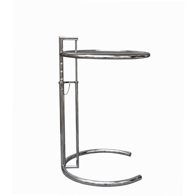 Glass E1027 Coffee Table by Eileen Gray for ClassiCon, Italy, 1990s For Sale - Image 7 of 7