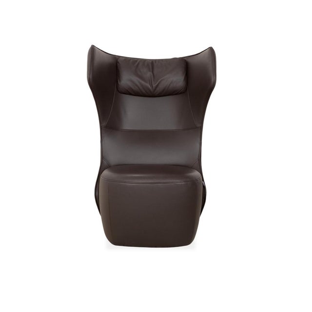 Set of Freistil 149 Chair with Ottoman in Leather by Rolf Benz For Sale - Image 10 of 15