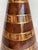 Pair of Vintage Leeazanne Postmodern Faux Burl & Lucite Table Lamps With Original Shades For Sale - Image 13 of 17