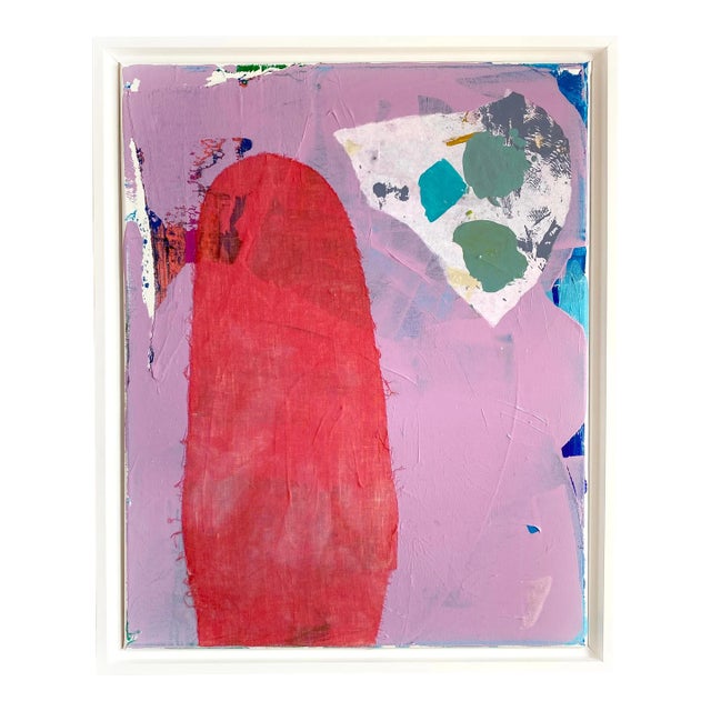 "Lollipop Tongue" 2024 Original Mixed Media Painting by Jessalin Beutler For Sale