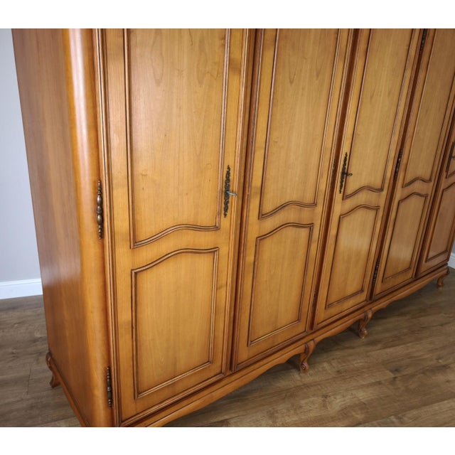 Vintage French Louis XVI Style Wardrobe For Sale - Image 6 of 13