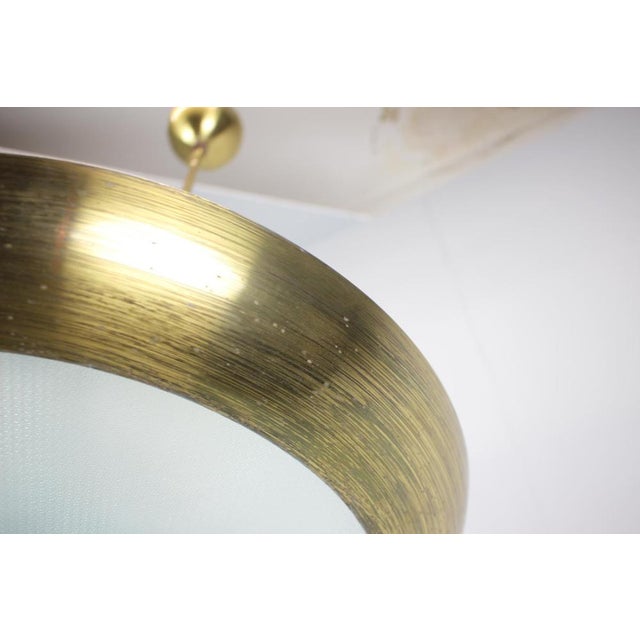 Art Deco UFO Pendant Light by Josef Hůrka for Napako, 1930s For Sale - Image 11 of 18