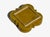 Bitossi Mid-Century Italian Art Pottery Paisley Quatrefoil Ashtray or Trinket Dish For Sale - Image 4 of 5