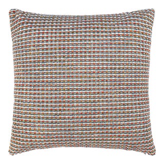 The House Of Scalamandré Heatherton Square Pillow In Preppy For Sale