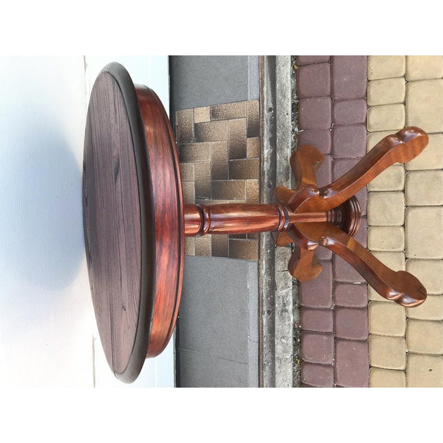 Round Ash Side Table, 1920s For Sale - Image 10 of 18