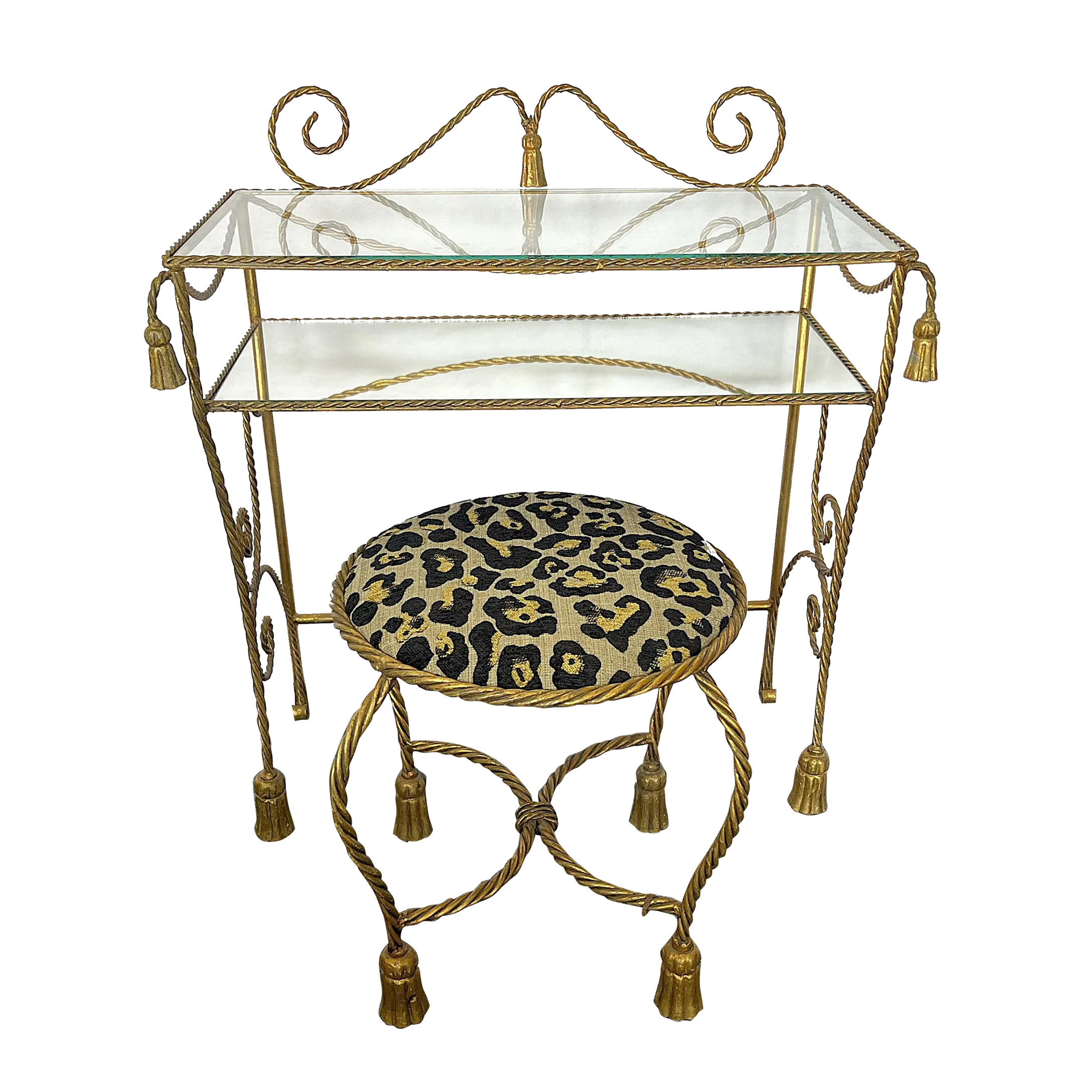 Vintage Gold Vanities | Chairish