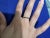 Curved Ruby or Sapphire Stackable Ring 10k Yellow Gold, Size 6.5 For Sale - Image 4 of 4