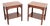 Georgian Style Side Tables, 1950, Set of 2 For Sale