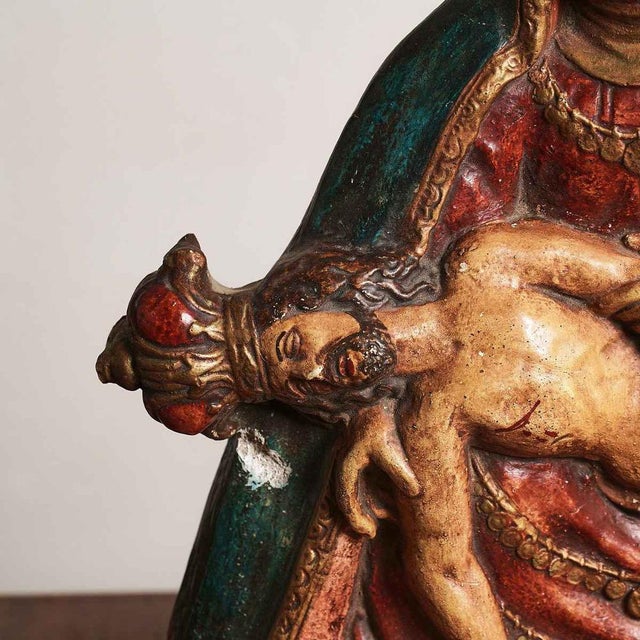 Figure in Cement and Plaster Paste For Sale - Image 3 of 5