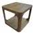 Restoration Hardware Martens Elm Square Side Table For Sale