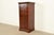 Rustic European Grange French Louis Philippe Solid Cherry Wood Highboy Dresser or Semainier For Sale - Image 3 of 14