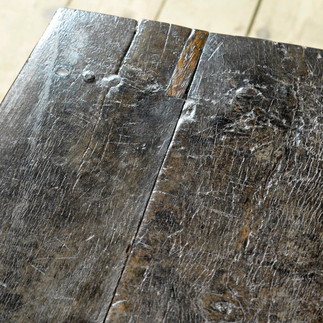 Spanish Oak Side Table, 1750 For Sale - Image 14 of 16