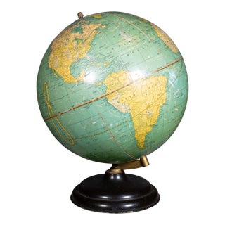 Antique Cram's Terrestrial Globe c.1930-1940 For Sale