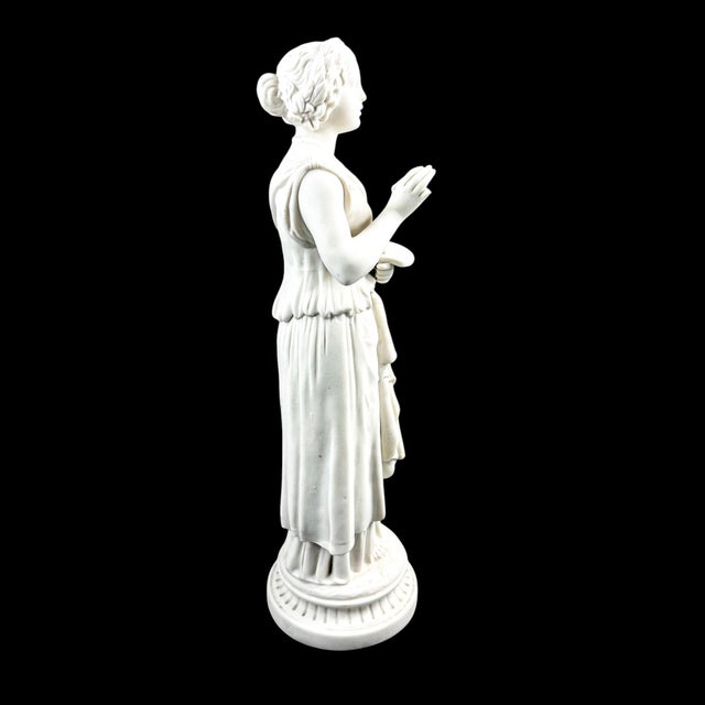 Victorian Neoclassical Bisque Figure, England, 1850s For Sale - Image 4 of 16