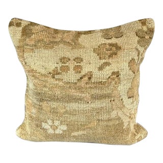 20 x 20 Rug Pillow Bosporus Azure Turkish Pillow Cushion Cover For Sale