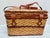 Charming vintage classic Americana style wood wicker picnic or concert basket. Spacious interior for good, utensils, wine...