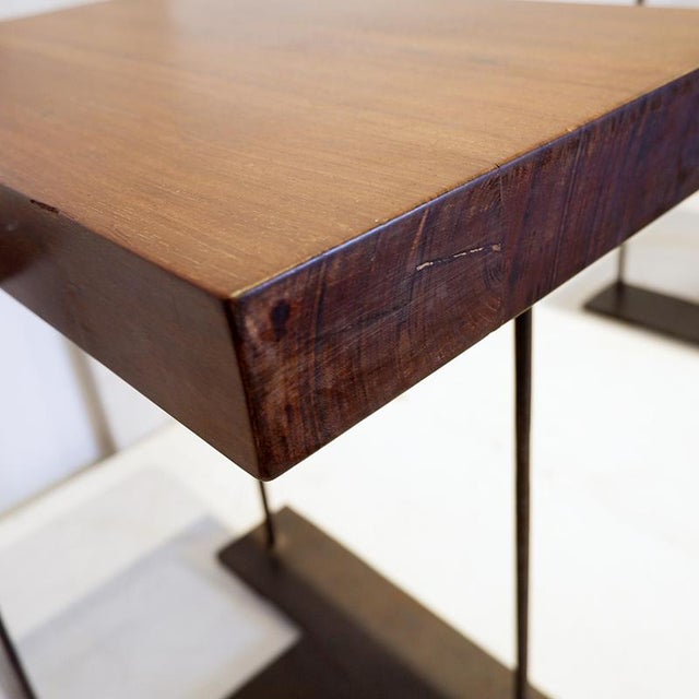 Vintage Stools in the style of Pierre Chareau, Set of 4 For Sale - Image 13 of 15