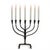 Brutalist Mid-Century French Brutalist Hand-Forged Iron Seven-Light Candelabrum For Sale - Image 3 of 18