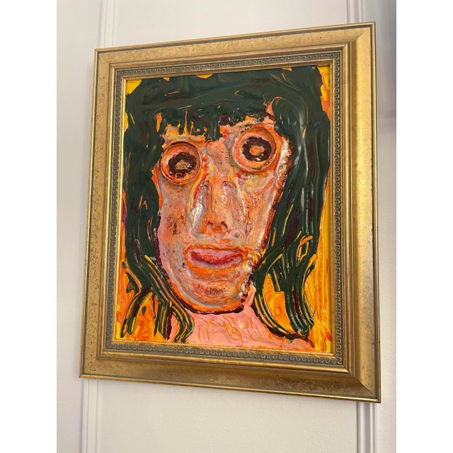 Vintage Figurative Framed Painting by Lee Berger For Sale - Image 9 of 13