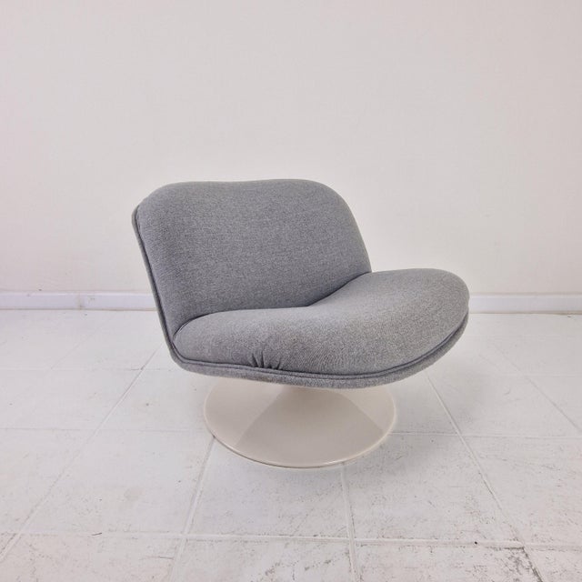 Artifort Model 508 Swivel Lounge Chairs by Geoffrey Harcourt for Artifort, 1980s, Set of 2 For Sale - Image 4 of 18