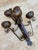 Pair of Big Spanish Hand-Forged Iron Wall Sconces, Mid-20th Century For Sale - Image 10 of 11