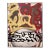 Contemporary Abstract Painting by Lionel Lamy "Fake Eggs for a Fake Omelette" For Sale