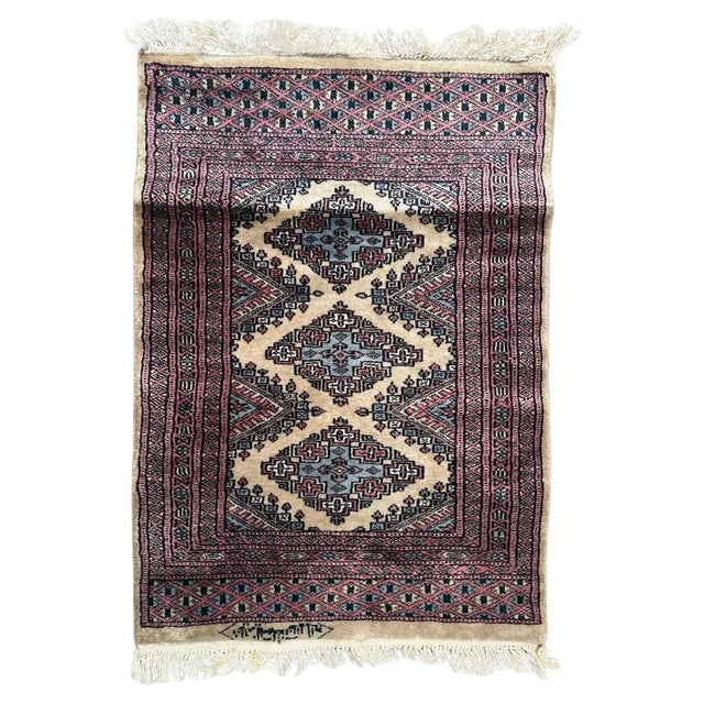 Small Vintage Pakistani Rug, 1980s For Sale