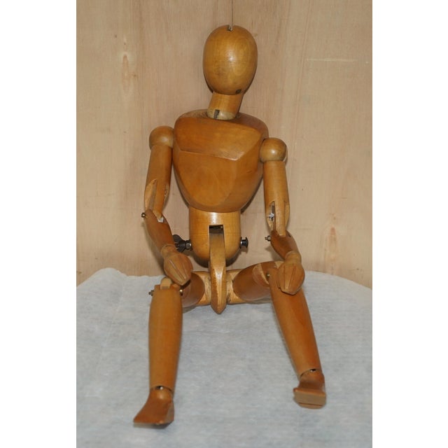 This is a lovely mid century French oak Artists lay figure A lovely example and a great size, it was sold to me as circa...