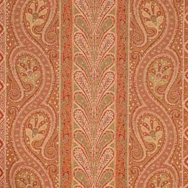 Evoking the timeless opulence of an antique textile, this classic woven paisley stripe offers an exquisite combination of...