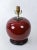 Oxblood Red 20th Century Chinese Style Red Oxblood Glaze Lamp For Sale - Image 8 of 8
