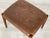 Mid-Century Brown Teak Stool For Sale - Image 4 of 8