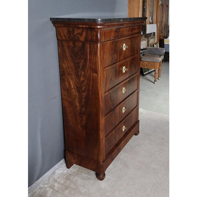 Early 19th Century Restoration Burl Mahogany Chiffonier For Sale - Image 5 of 18