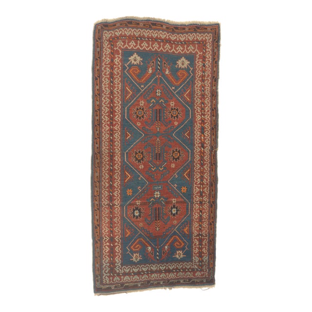 Late 19th Century Caucasian Kazak Rug, 03'06 X 05'08 For Sale