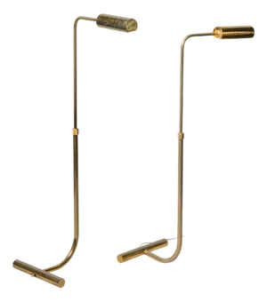 Re-Edition of an Adjustable Floor Lamp in Chrome Plated Brass from Blend Roma, 1960s