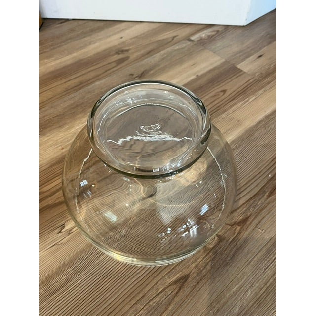 Vintage Princess House Heritage Clear Crystal Footed Bowl For Sale In New York - Image 6 of 6
