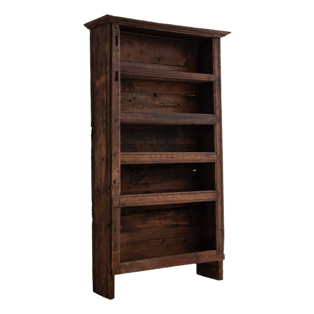 Primitive Shelf Unit in Pine For Sale