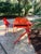 Modern Modern Red Lacquered Desk and Chair For Sale - Image 3 of 14