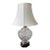 Vintage Cristal d'Albret Lead Crystal Table Lamp France Cut Crystal Base For Sale