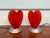 Heart Table Lamps in Murano Glass by Carlo Nason for iTtre, Italy, 1990s, Set of 2 For Sale - Image 6 of 16