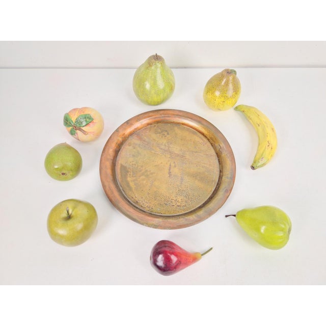 Vintage Italian Handmade Assorted Fruits in Earthenware, 1970s, Set of 9 For Sale - Image 4 of 9