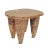 Small authentic old raw wood Senufo stool from Burkina Faso area. Beautifully simple modern form carved from a single...