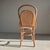 Brown Vintage Natural Wood Cane Chair, 1980s For Sale - Image 8 of 18