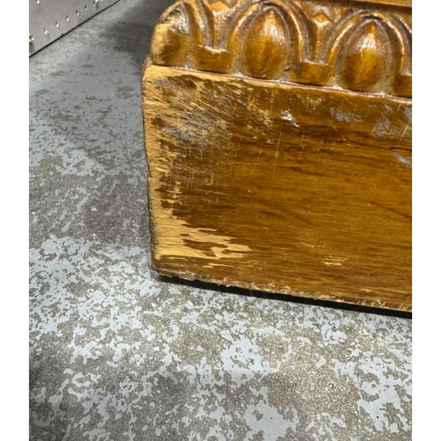 Fine Vintage Sligh Furniture Greek Key Leather Top Bookcase Front Knotty Pine Desk For Sale - Image 10 of 12