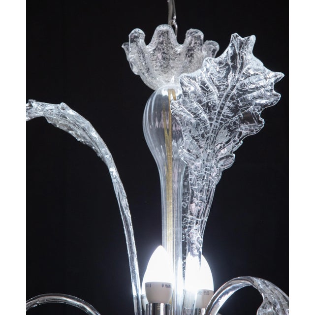 Vintage Murano Chandelier, 1970s For Sale - Image 9 of 12