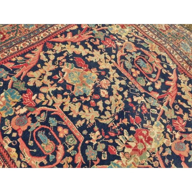 1920s 1920s Antique Persian Tabriz Rug-4'7"x 6'6" For Sale - Image 5 of 12