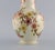 Cream-Coloured Porcelain Vase with Hand-Painted Flowers from Zsolnay For Sale - Image 4 of 8